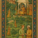 Vintage Mughal and Rajasthani Art illustration