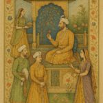 Vintage Mughal and Rajasthani Art illustration