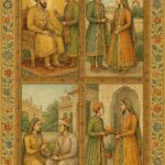 Vintage Mughal and Rajasthani Art illustration