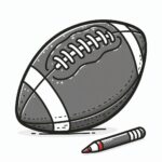 Football Colouring Page