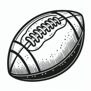 Football Colouring Page