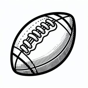 Football Colouring Page