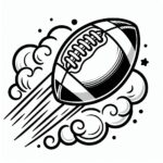 Football Colouring Page