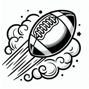 Football Colouring Page