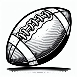 Football Colouring Page