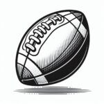 Football Colouring Page