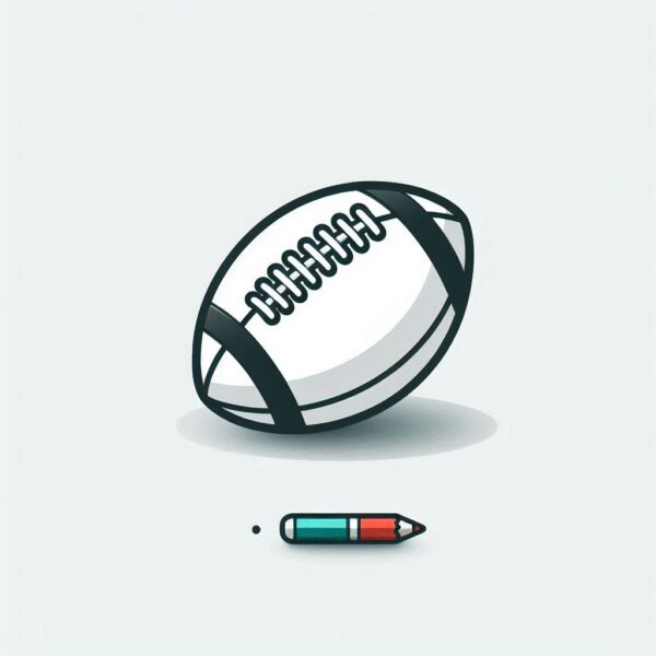 Football Colouring Page